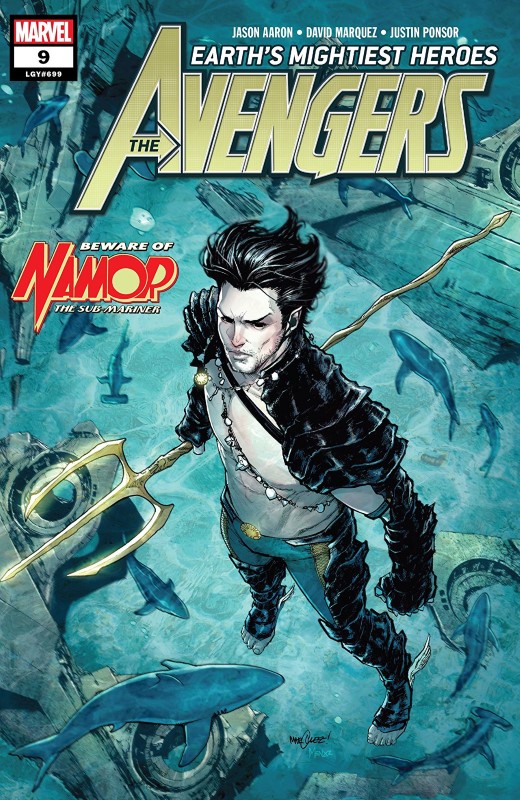 Avengers #9 cover by David Marquez and Marcio Menyz
