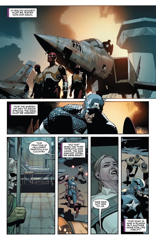 Captain America #4 art by Leinil Francis Yu, Gerry Alanguilan, and Sunny Gho