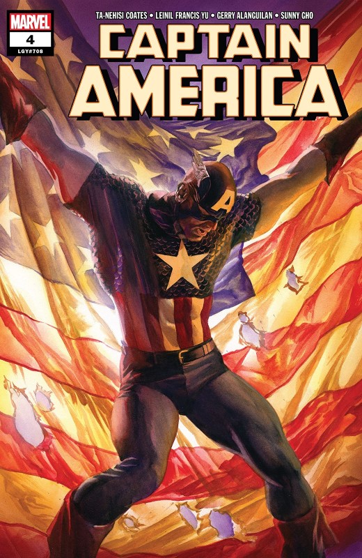 Captain America #4 cover by Alex Ross