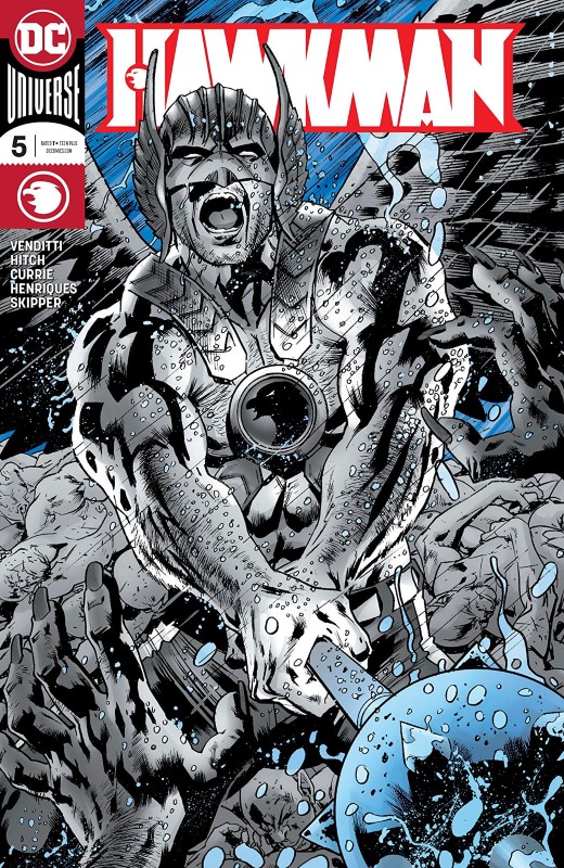 Hawkman #5 cover by Bryan Hitch and Alex Sinclair