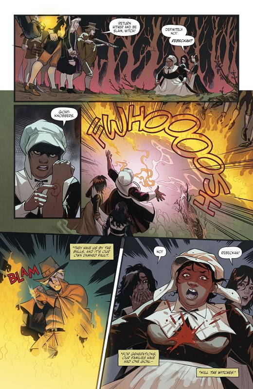 Hex Wives #1 art by Mirka Andolfo, Marissa Louise, and letterer Josh Reed