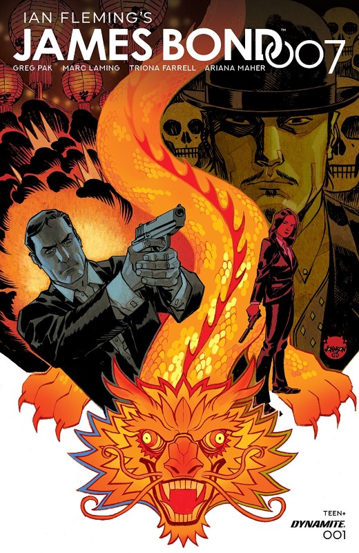 James Bond: 007 #1 cover by Dave Johnson