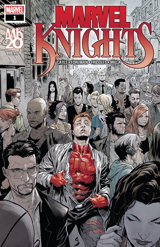 Marvel Knights 20th #1 cover by Geoff Shaw and Rain Beredo