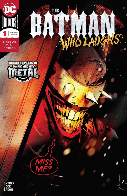 The Batman Who Laughs #1 cover by Jock
