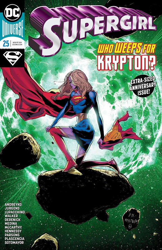 Supergirl #25 cover by Doug Mahnke, Jaime Mendoza, and Wil Quintana