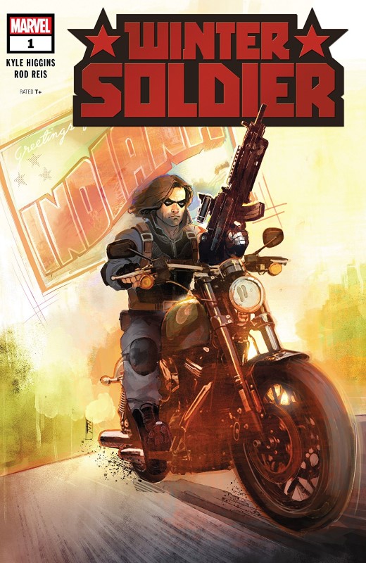 The Winter Soldier #1 cover by Rod Reis