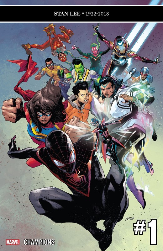 The Champions #1 cover by Kim Jacinto and Rain Beredo