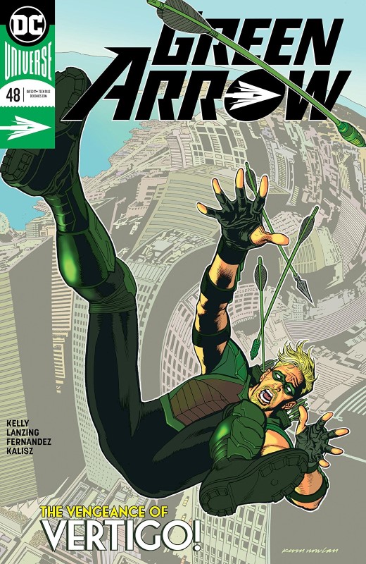 Green Arrow #48 cover by Kevin Nowlan