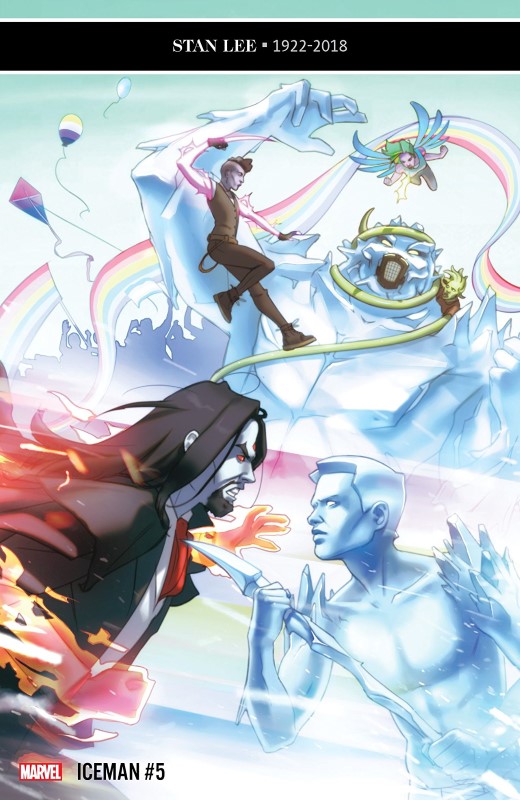 Iceman #5 cover by W. Scott Forbes