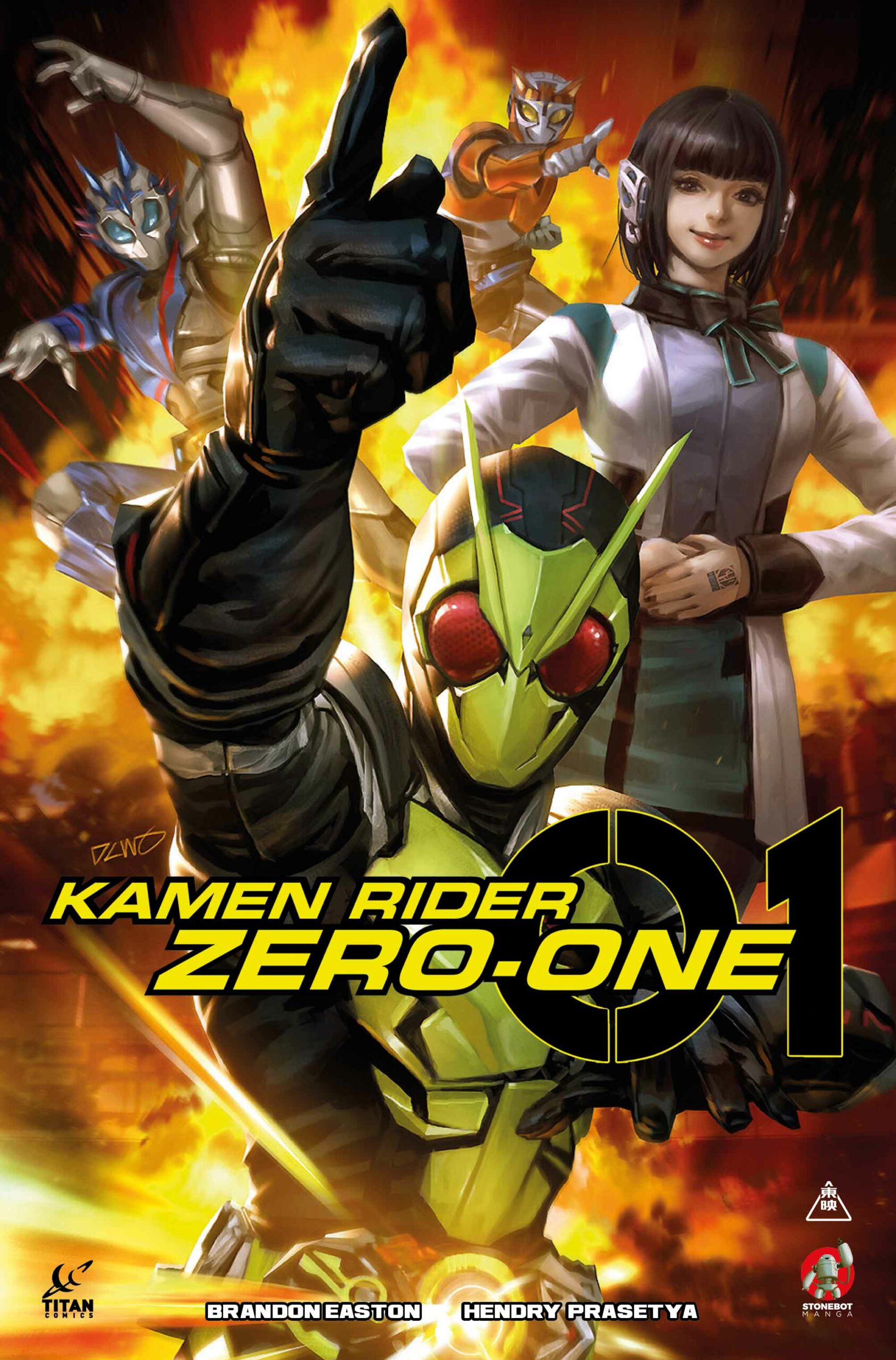 Titan Comics Reveal Kamen Rider Zero One 1 Covers Comicon